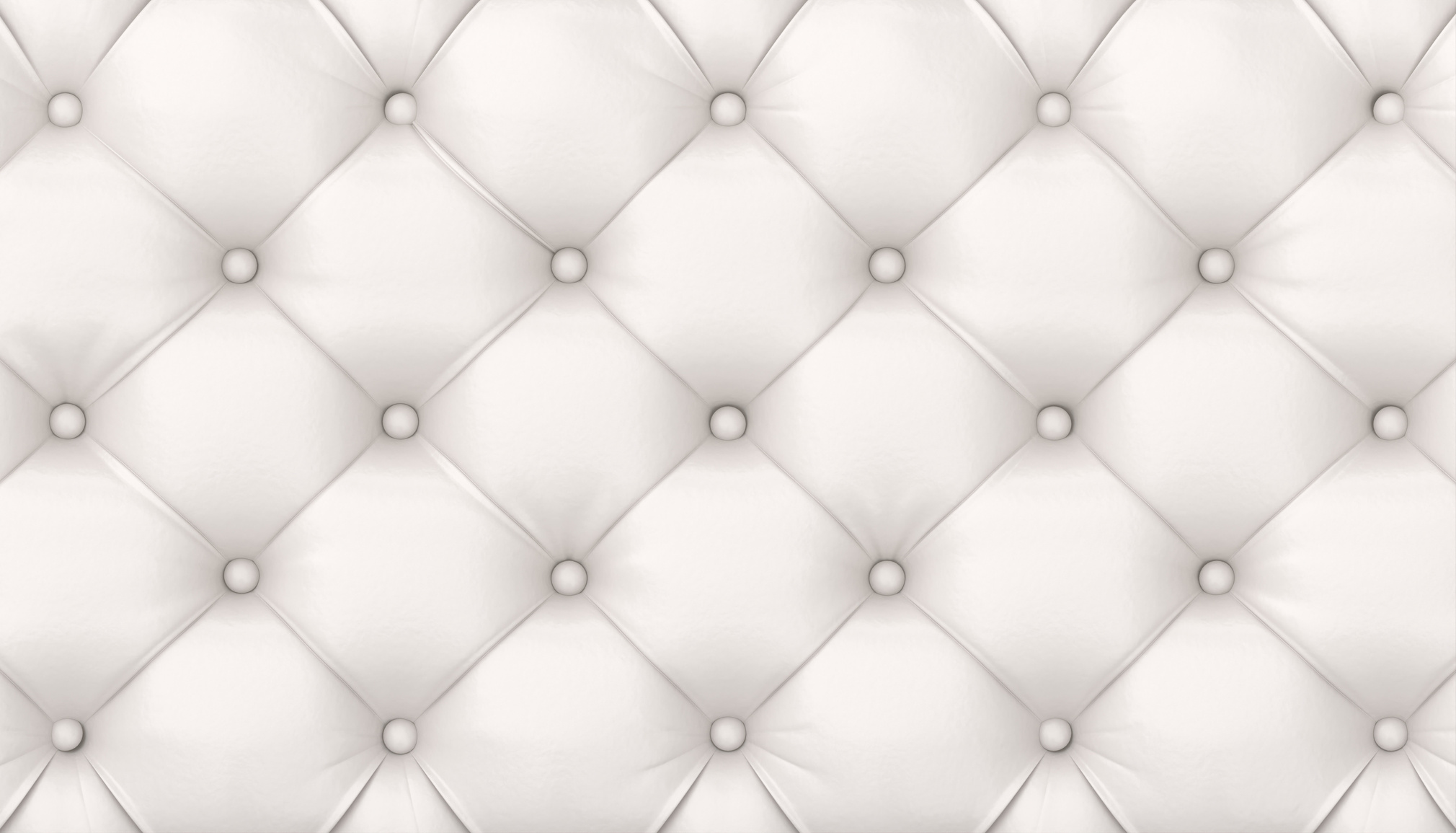 Tufted White Leather Upholstery Background